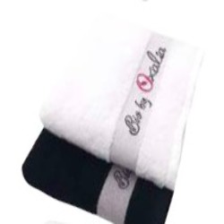 Towel "Bio by Oxalia " - BLACK - Oxalia Switzerland