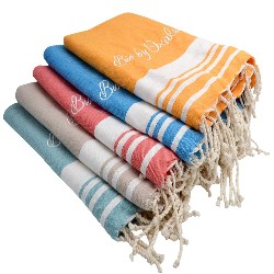 Fouta embroidered Oxalia - Switzerland